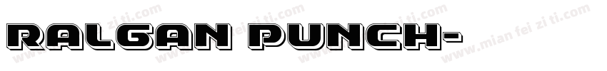 ralgan punch字体转换
